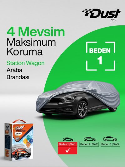 Station Wagon Araç Brandası - Oto Örtüsü Beden 1 | SW1
