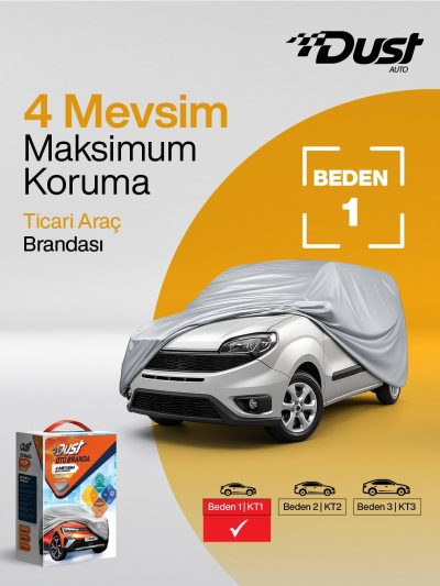Ticari Araç Brandası - Oto Örtüsü Beden 1 | KT1