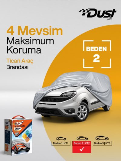 Ticari Araç Brandası - Oto Örtüsü Beden 2 | KT2